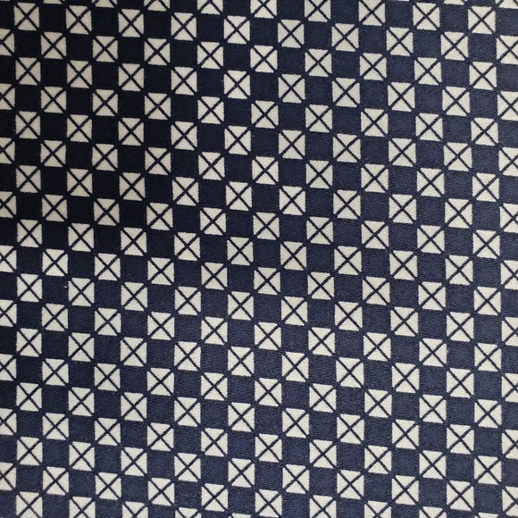 Valerie Bertinelli Cropped Pointi Pants Size 6 Navy White Work Preppy - Picture 12 of 12